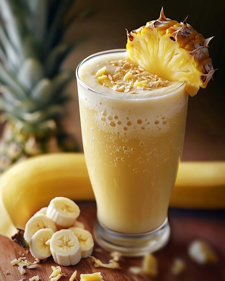 Tropical Bliss Pineapple-Banana Smoothie Recipe