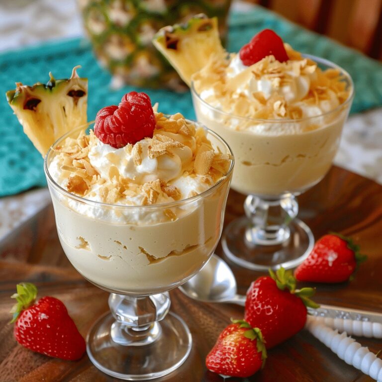 Pina Colada Cheesecake Mousse Recipe