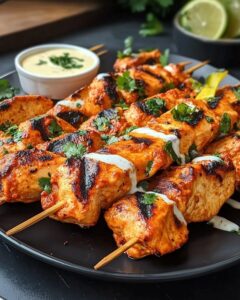 Smoky and Flavorful Chicken Tikka Kababs Recipe