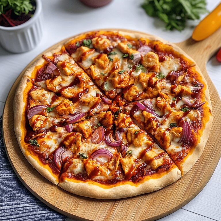 Punchy BBQ Chicken Pizza Origin Recipe