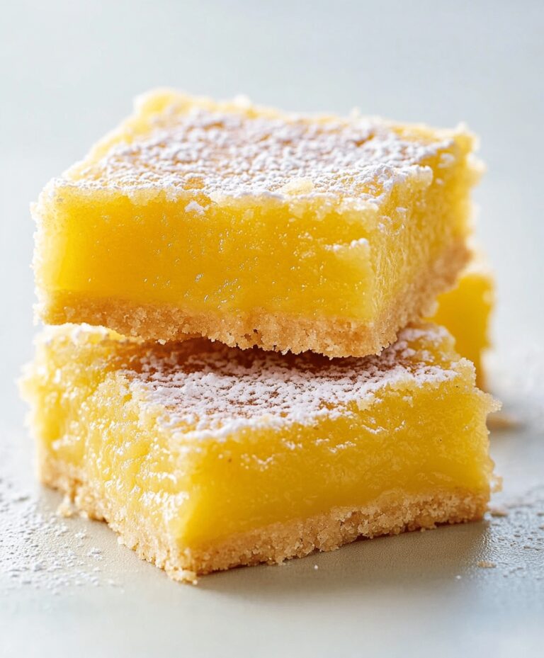 Lemon Bars With Shortbread Crust Recipe