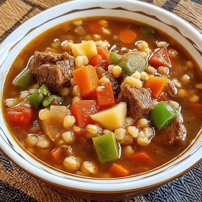 Beef Barley Soup Recipe