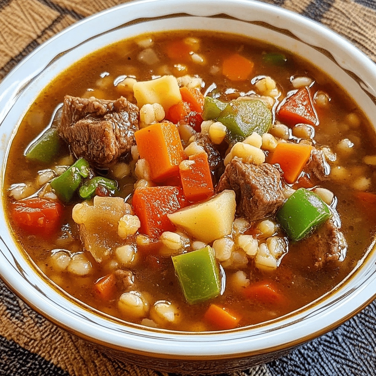 Beef Barley Soup Recipe