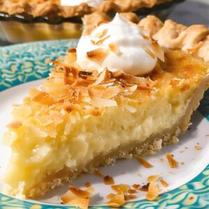 Coconut Custard Pie Recipe