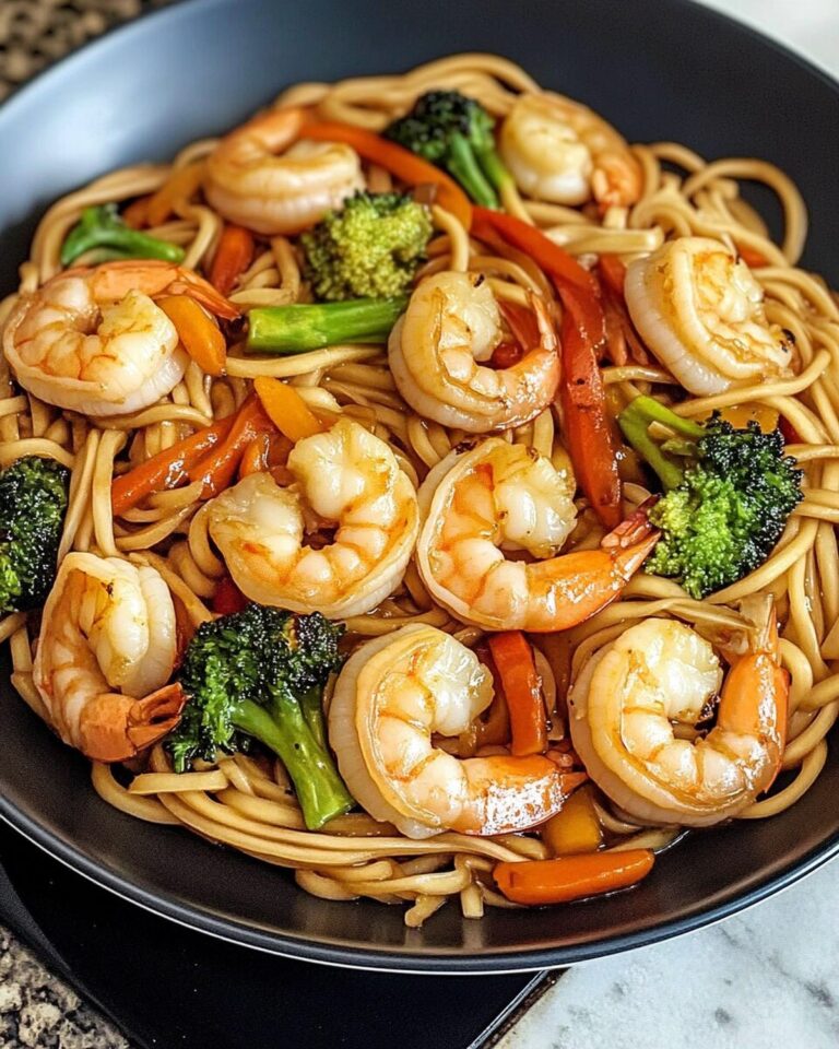 Zesty Shrimp Stir-Fry with Sesame Noodles Recipe