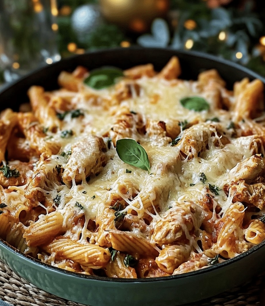 Speedy One-Pot Chicken Parmesan Pasta Recipe