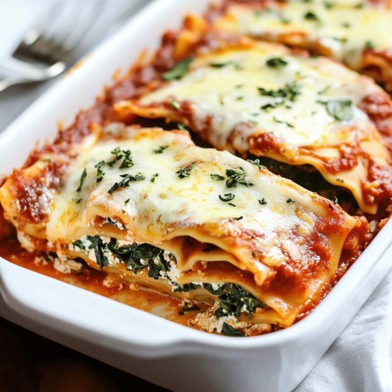 Easy Spinach Lasagna Recipe