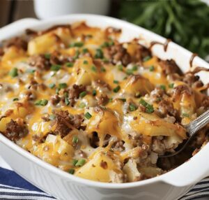 Hamburger Potato Casserole Recipe