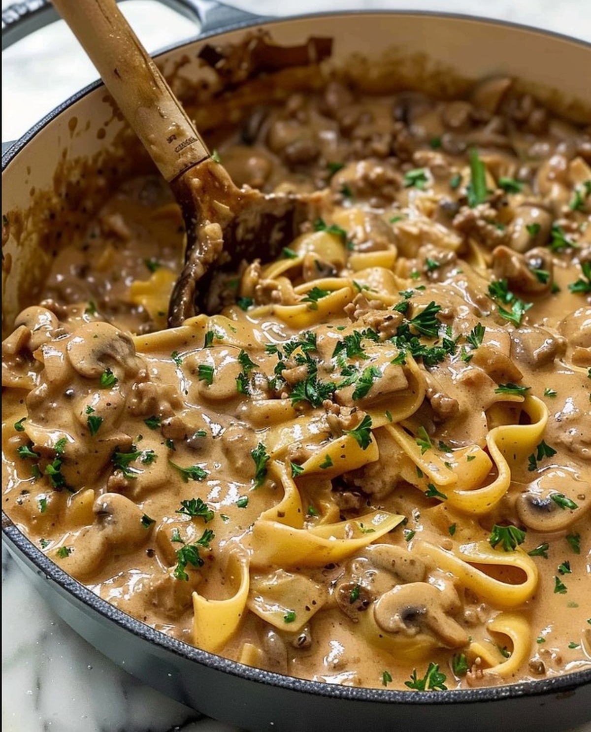 One Pot Beef Stroganoff Recipe
