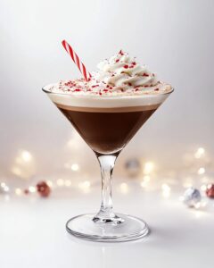 Festive Peppermint Mocha Holiday Martini Recipe