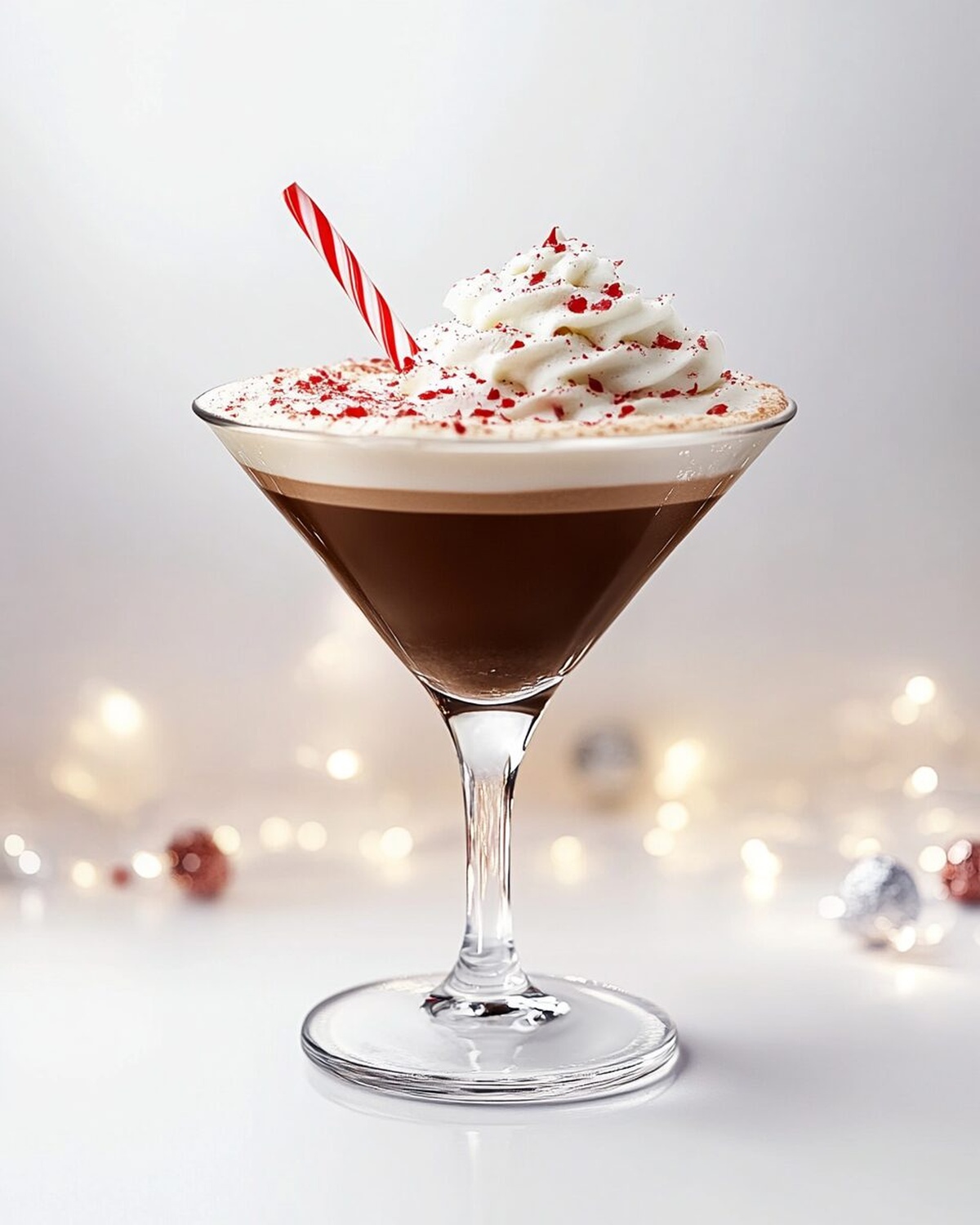 Festive Peppermint Mocha Holiday Martini Recipe