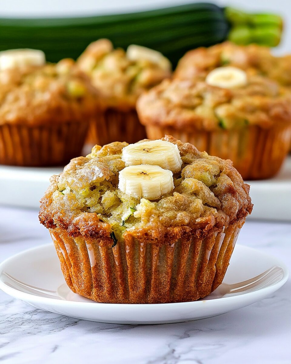 Moist Banana Zucchini Muffins with a Hint of Spice Recipe