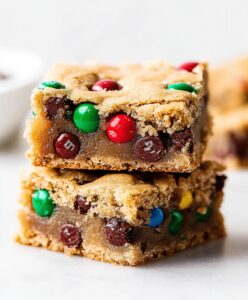 M&M Cookie Bars Recipe