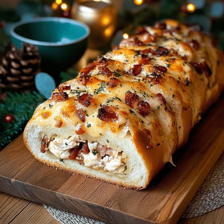 Stuffed Chicken Bacon Ranch Stuffed Bread Recipe