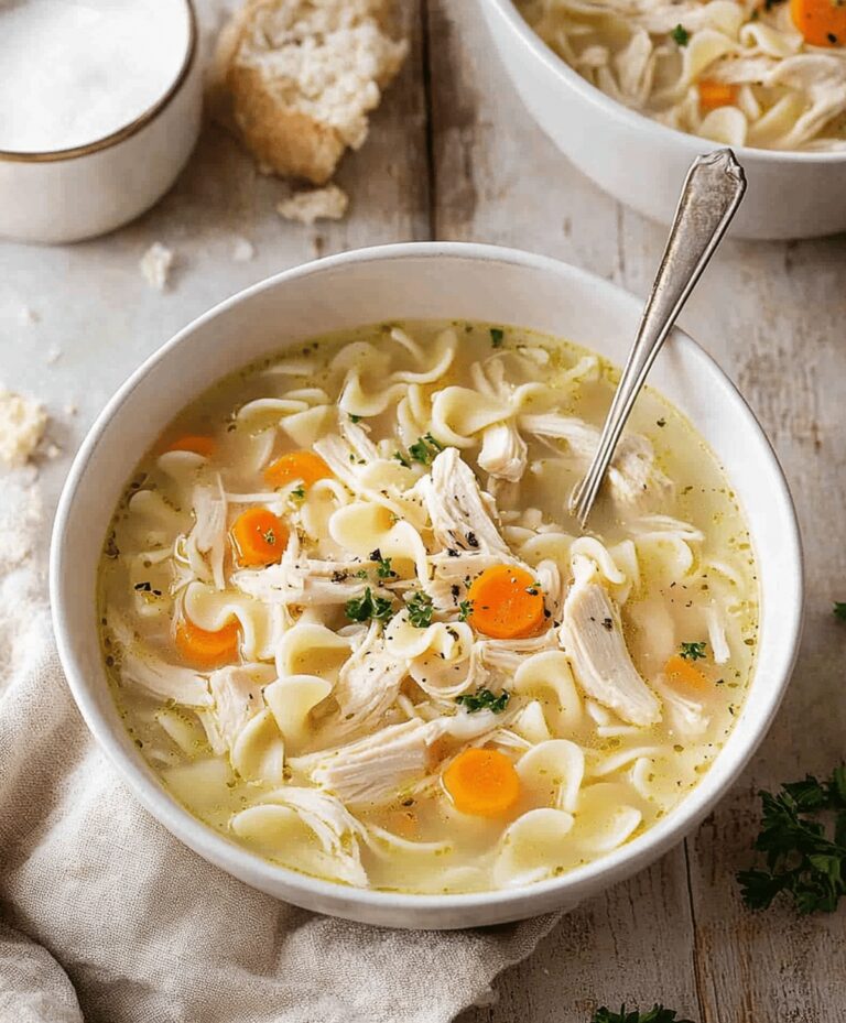 Crockpot Chicken Noodle Soup Recipe