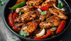 Seared Black Pepper Chicken Recipe