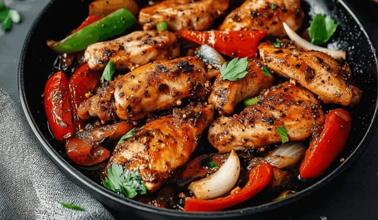 Seared Black Pepper Chicken Recipe