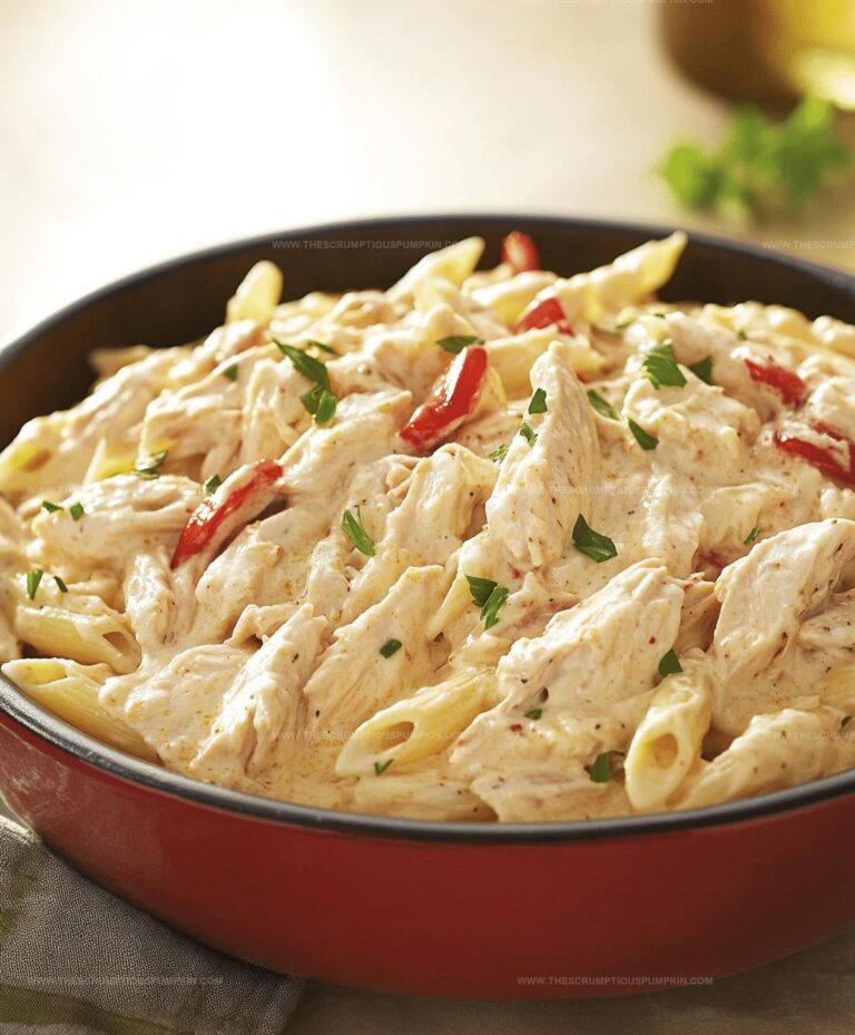 Creamy White Cheddar Chicken Pasta Recipe