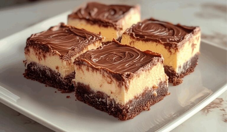 Nutella Cheesecake Bars Recipe