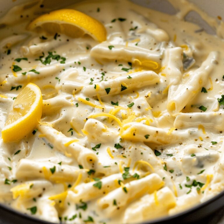 Lemon Garlic Cream Sauce Recipe