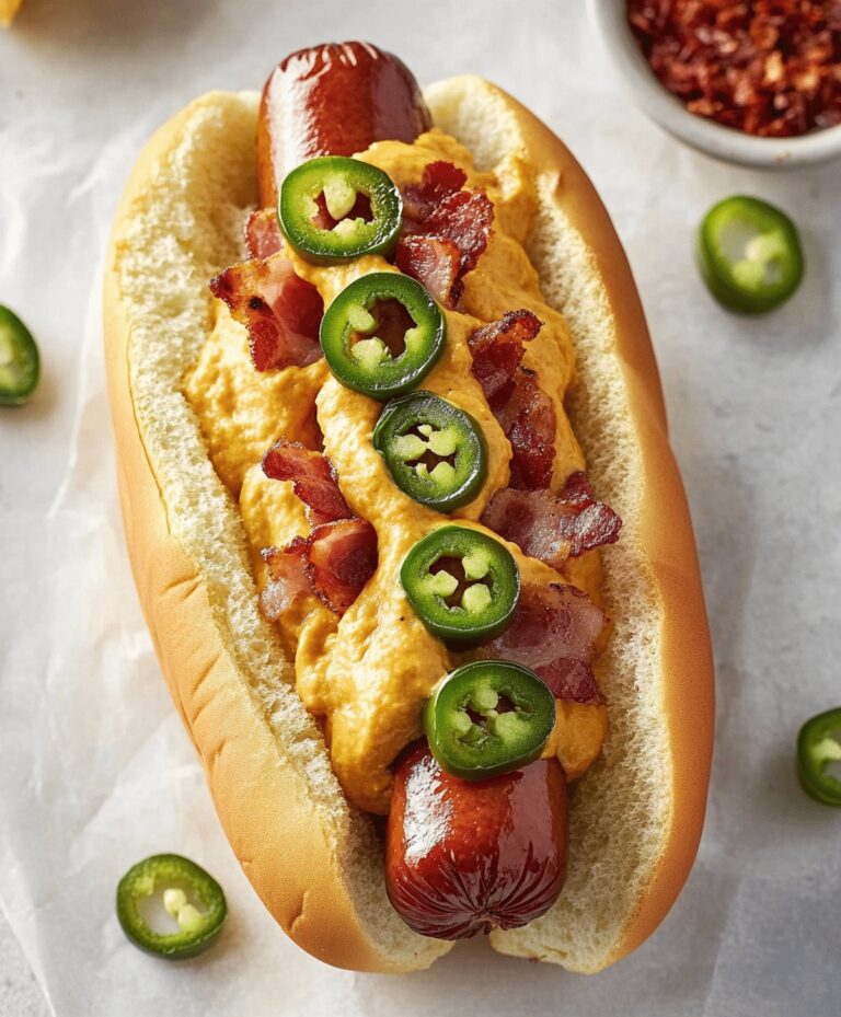 Bacon Jalapeno Popper Hot Dogs Recipe