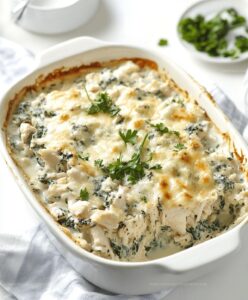 Creamy Chicken And Spinach Casserole Recipe
