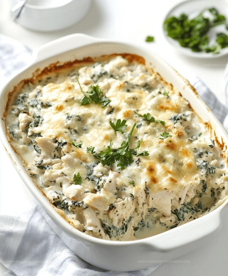 Creamy Chicken And Spinach Casserole Recipe