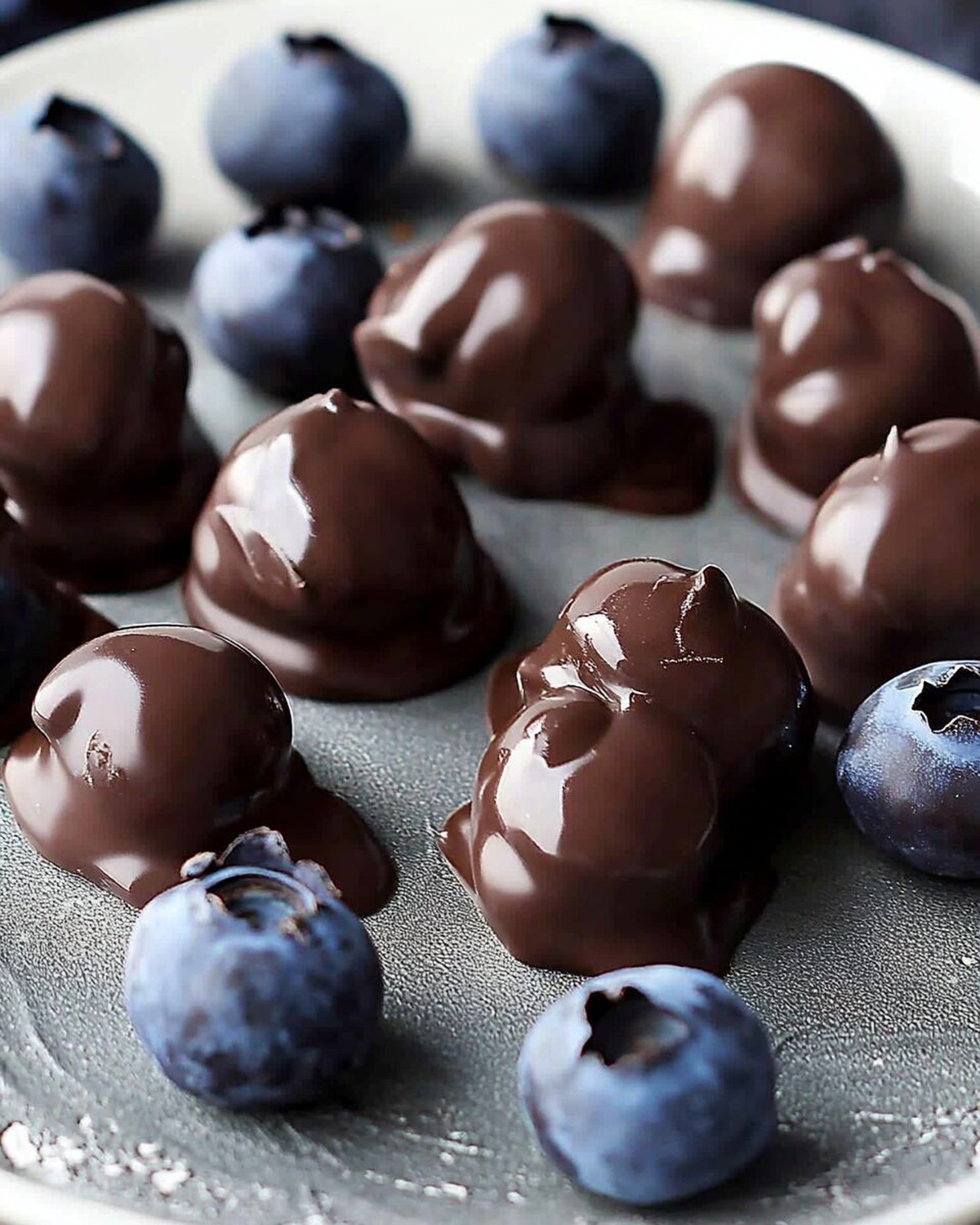 Decadent Dark Chocolate-Dipped Blueberries Recipe