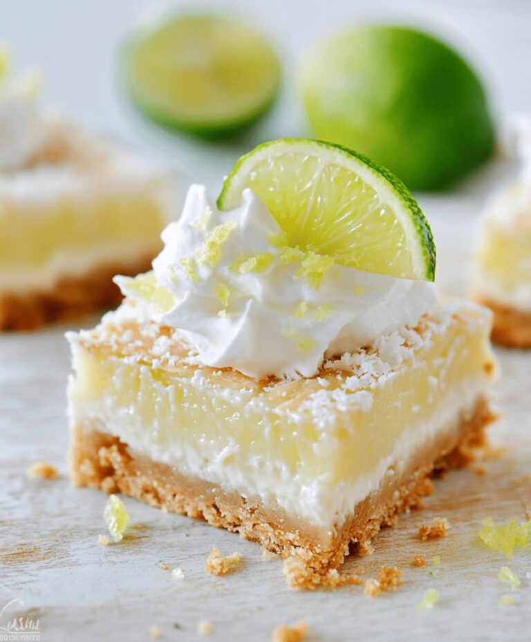 Easy Key Lime Pie Bars Recipe