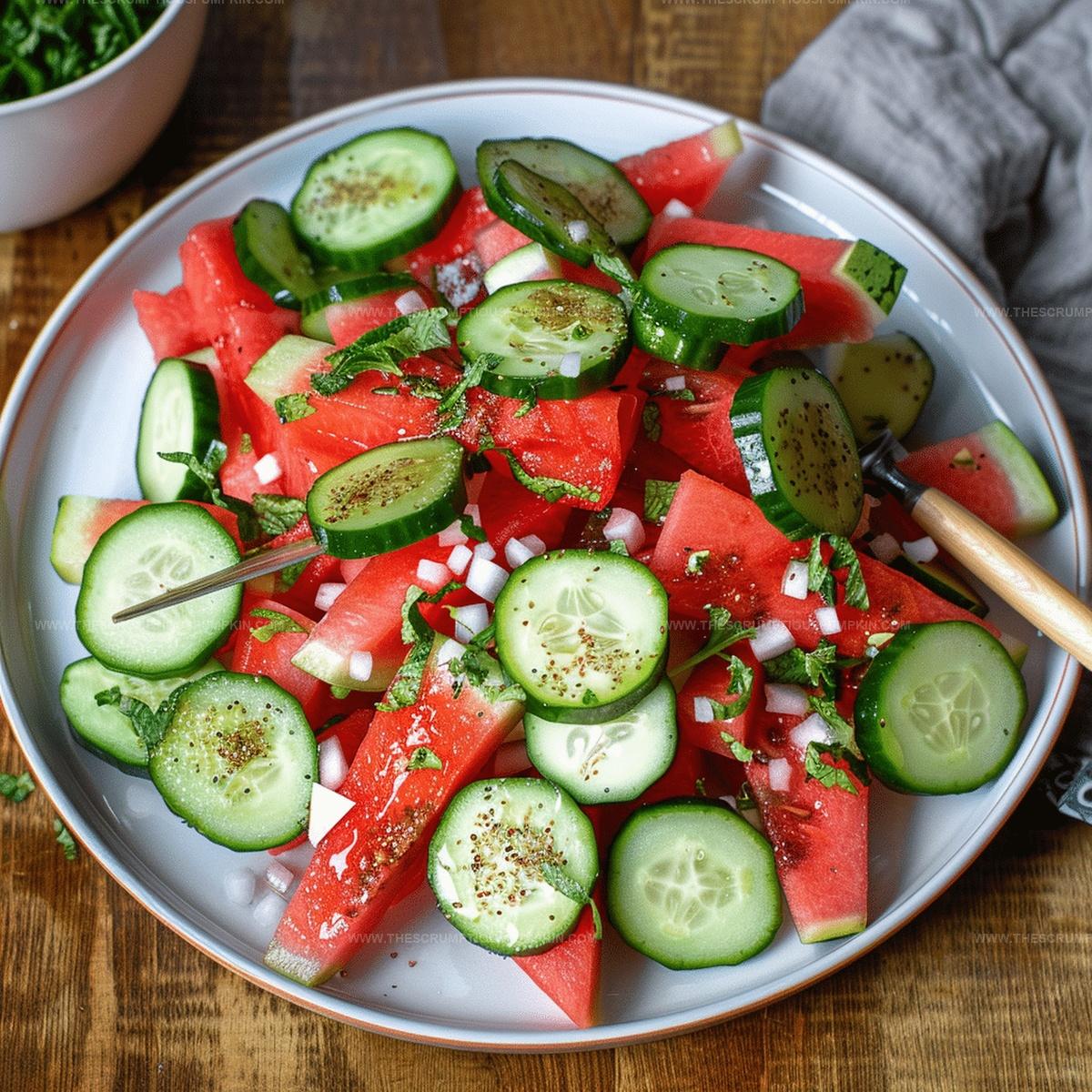 Watermelon And Cucumber Salad Recipe