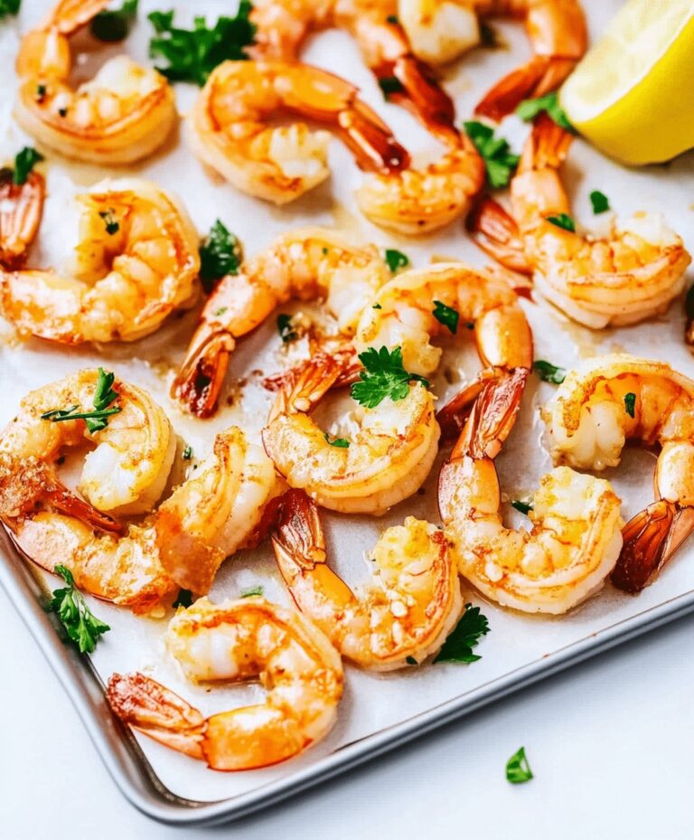 Baked Shrimp With Garlic Lemon Butter Sauce Recipe