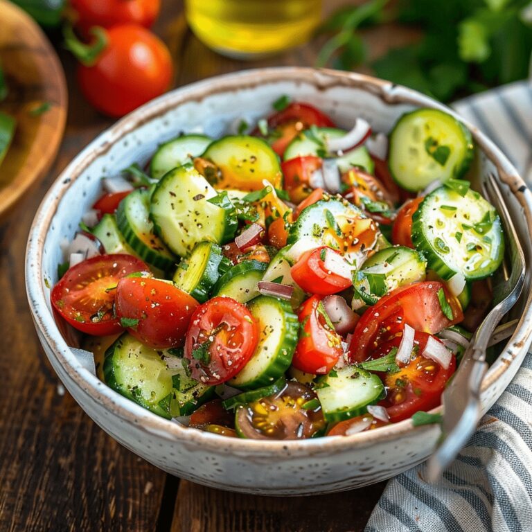 Cucumber Tomato Salad Recipe