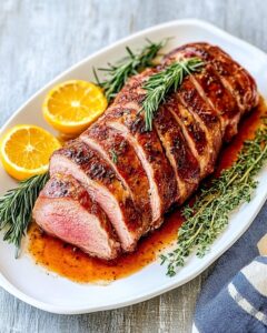 Juicy Herb-Roasted Pork Tenderloin Recipe