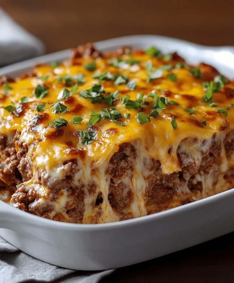Cheesy Loaded Meatloaf Casserole Recipe