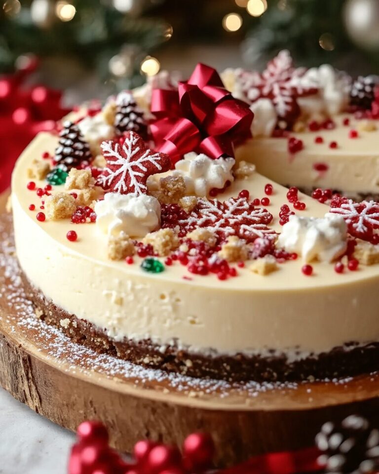 Christmas Sugar Cookie Cheesecake Recipe