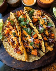 Chipotle Sweet Potato Quinoa Tacos Recipe
