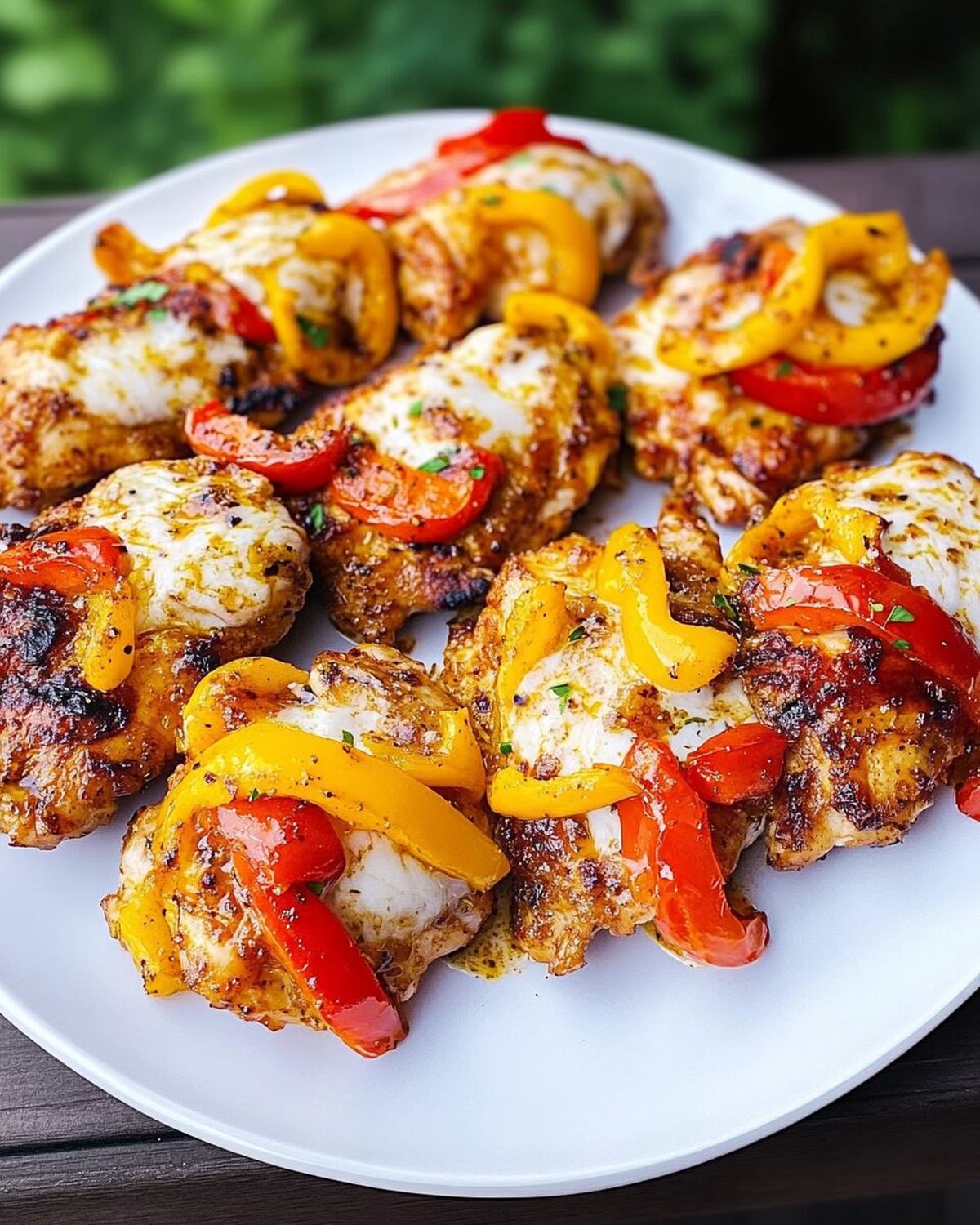 Cajun Chicken with Creamy Bell Peppers Recipe