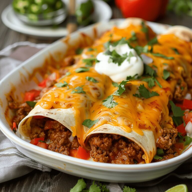 Ground Beef Enchiladas Recipe