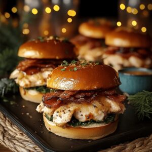Fresh Chicken Bacon Ranch Sliders Recipe