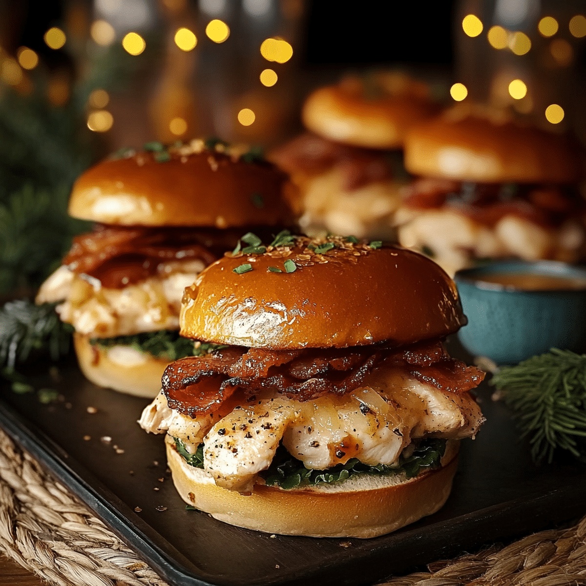 Fresh Chicken Bacon Ranch Sliders Recipe