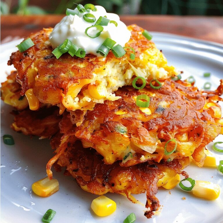 Cheesy Corn Fritters Recipe