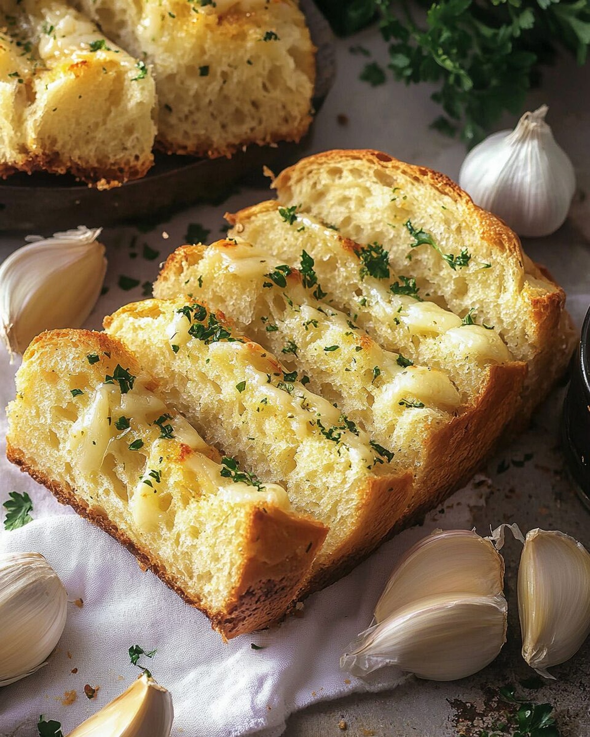 Buttery Homemade Garlic Bread Recipe