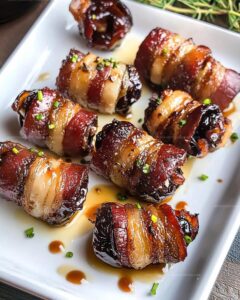 Bacon Wrapped Dates with Goat Cheese Recipe