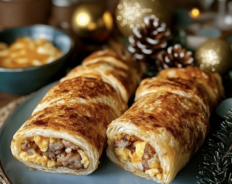 Morning Sausage, Egg And Cheese Breakfast Roll-Ups Recipe