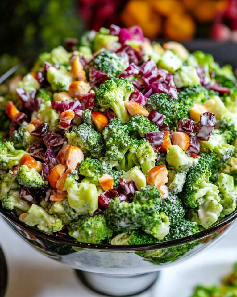 Vibrant Broccoli Salad with Tangy Dressing Recipe