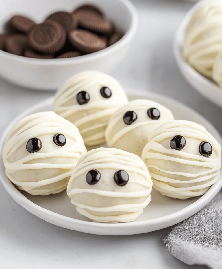 Mummy Oreo Balls Recipe