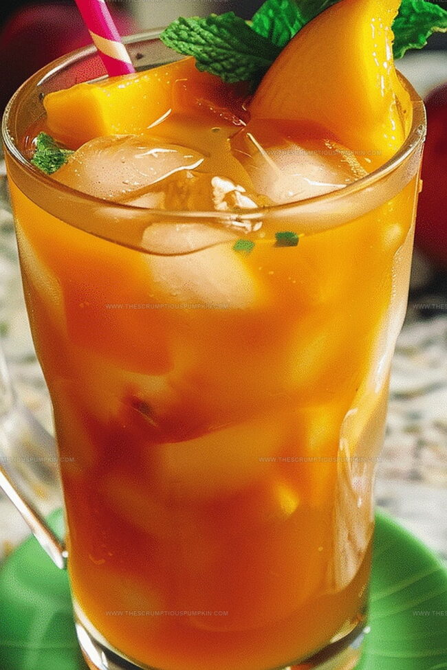 Mango Iced Tea That Refreshes and Revives