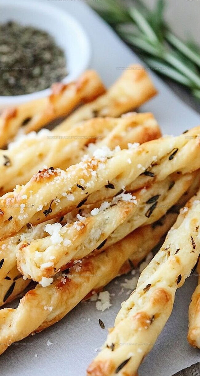 Why Rosemary Parmesan Cheese Straws Are So Tasty