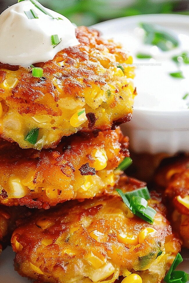 Golden Corn Fritters That Are Crispy and Flavorful