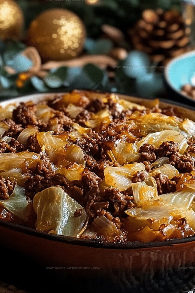 Why Cabbage Beef Bake Is So Filling And Comforting
